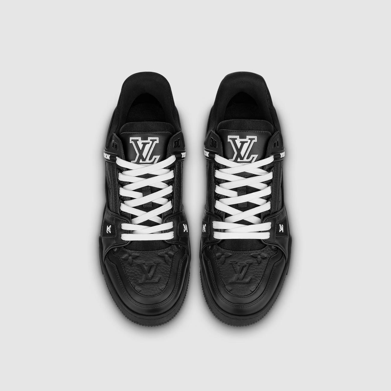 Giày Louis Vuitton Trainer Nam Đen